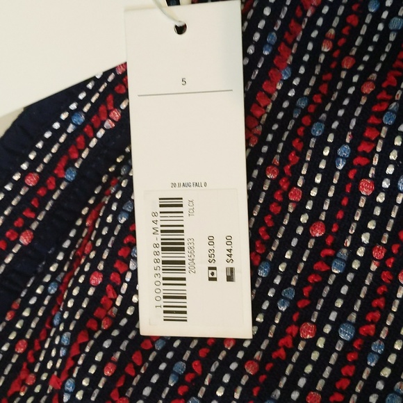 Janie and Jack Girls Red white and blue ruffle skirt - Picture 4 of 13